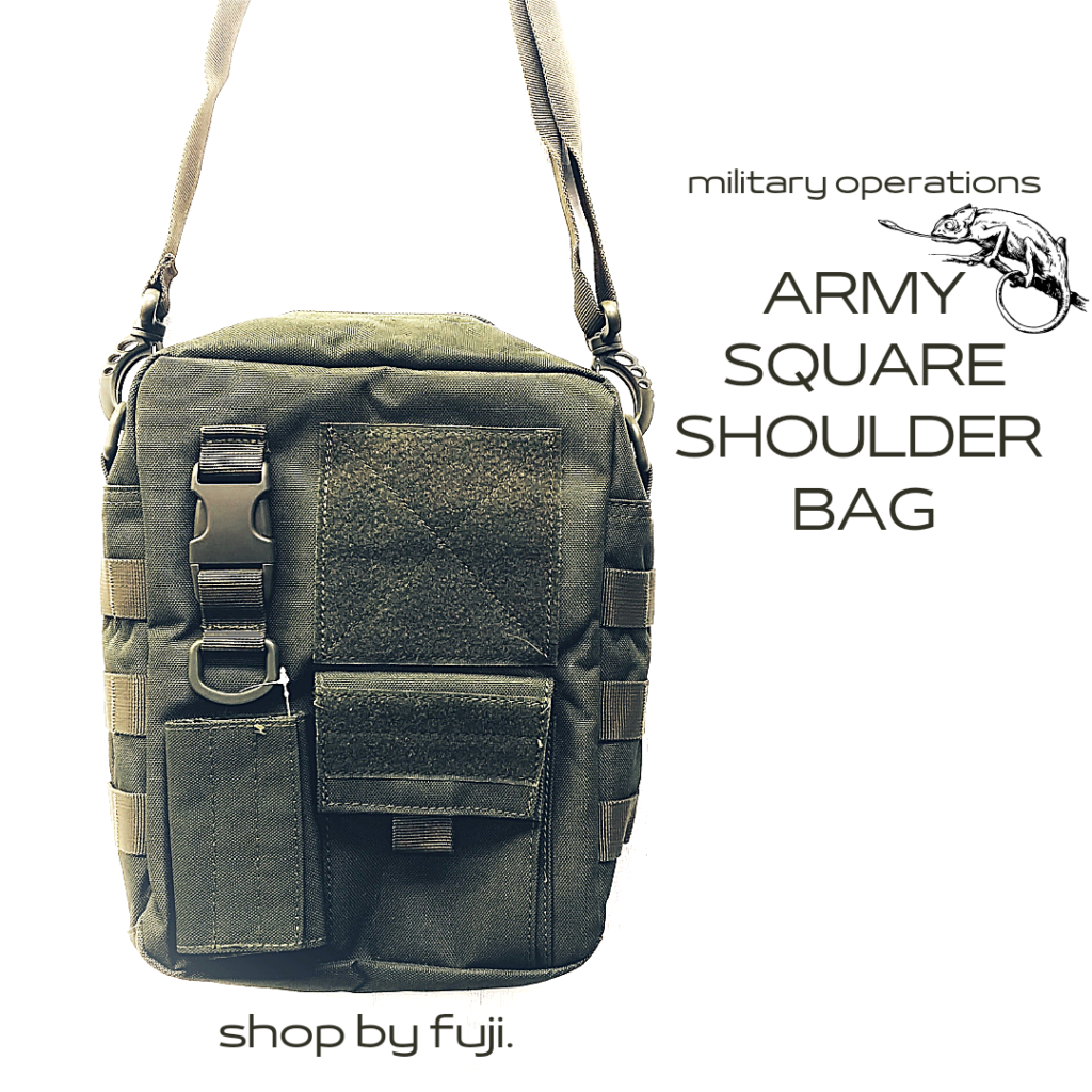 【YoinSelection】ArmySquareShoulderBag